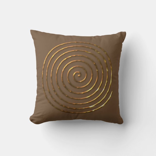 Coussin Symbole celtique de la spirale (Recto)