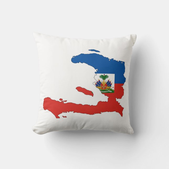 Coussin symbole de forme de carte de drapeau de pays du (Recto)