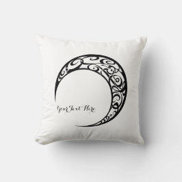 Coussin Symbole de lune tribale personnalisée