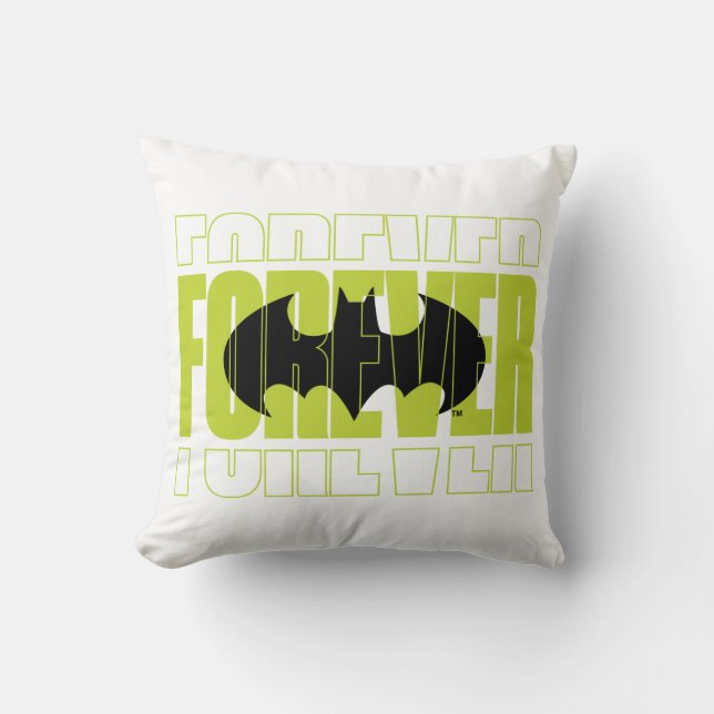 Coussin Symbole de typographie de Batman (Recto)