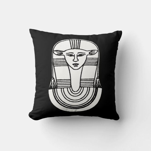 Coussin Symbole égyptien : Hathor (Recto)