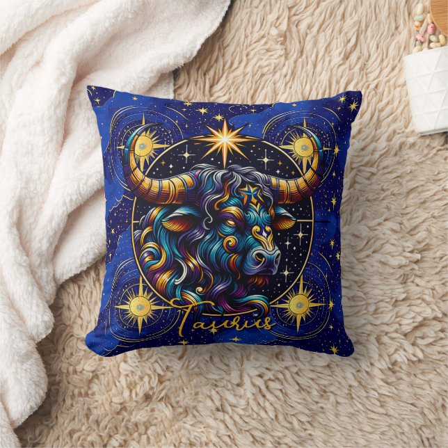 Coussin SYMBOLE Horoscope Taurus Zodiaque Astrologie (Couverture)