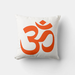 Coussin Symbole Om indien