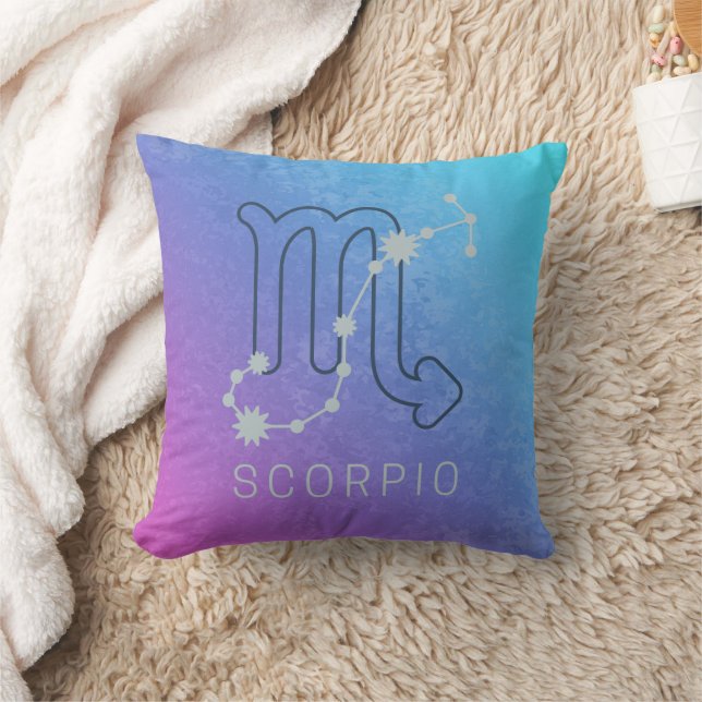 Coussin Symbole Scorpio Zodiac Star Horoscope Constellatio (Couverture)