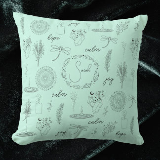 Coussin Symboles de détente Zen personnalisables