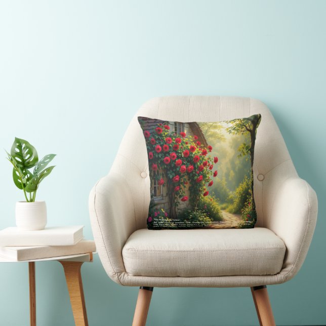 Coussin Symbolisme de la rose (Chaise)
