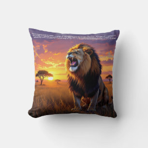 Coussin Symbolisme du lion