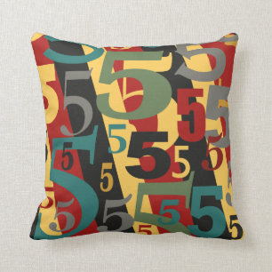 Coussin Symphonie # 5 cinquièmes ou ciquantième