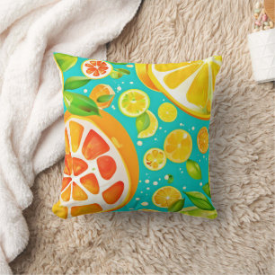 Coussin Symphonie d'agrumes : Un délice juteux