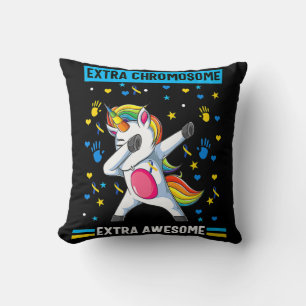 Coussin Syndrome de Unicorn Down conscience extra chromoso