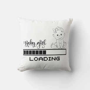 Coussin T-shirt amusant bébé Grossesse mère enfant