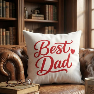 Coussin T-shirt Cadeau Meilleur Papa du Monde