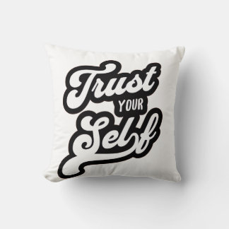 Coussin T-shirt Confiance en Soi