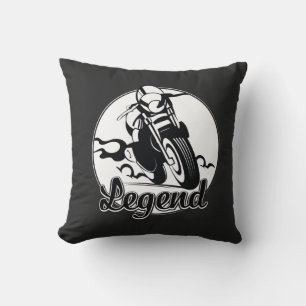 Coussin T-Shirt de moto Legend