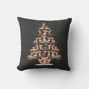 Coussin T-shirt drôle de Chihuahua arbre de Noël Xmas Chih