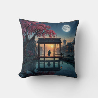Coussin T-Shirt Graphique Forêt Nocturne Mystique