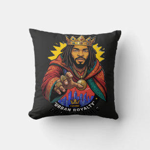 Coussin T-Shirt Graphique pour Hommes Urban Royalty Born T