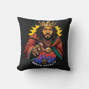 Coussin T-Shirt Graphique pour Hommes Urban Royalty Born T