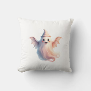 Coussin T-shirt Halloween effrayant – Fantôme drôle