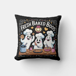 Coussin T-Shirt Halloween Vintage Fresh Baked Boos