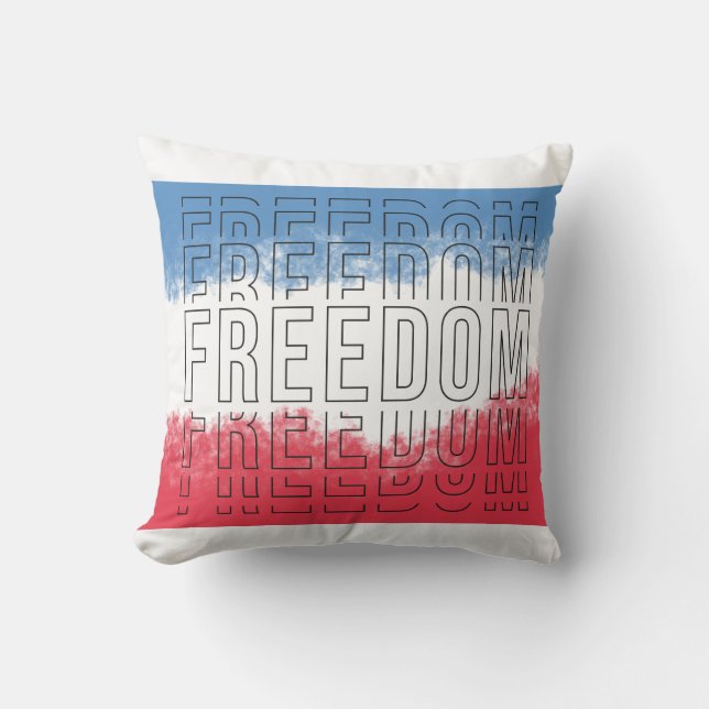 Coussin T-shirt Liberté (Recto)