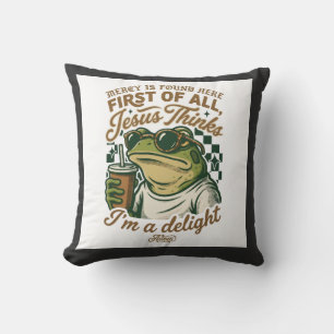 Coussin T-shirt pour femmes ADOM "Jésus pense que je suis 