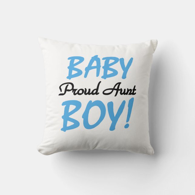 Coussin T-shirts et cadeaux de la Fier Tante Bébé (Recto)