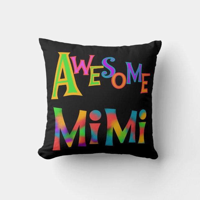 Coussin T-shirts et cadeaux Mimi impressionnants (Recto)