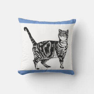 Coussin Tabby Cat Cushion