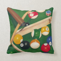 Table de billard Lifelike avec boules et craie