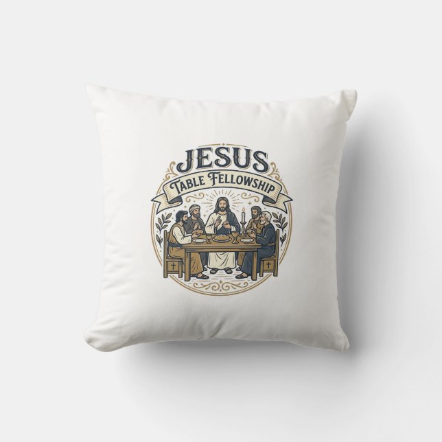 Coussin Table de communion de Jésus Table de communion de  (Recto)