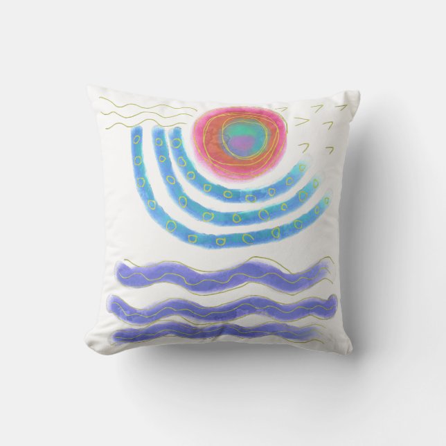 Coussin Tableau Abstrait (Recto)