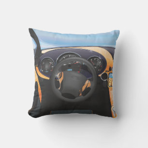 Coussin Tableau de bord de voiture de sport