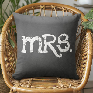 Coussin Tableau noir - Mme Femme