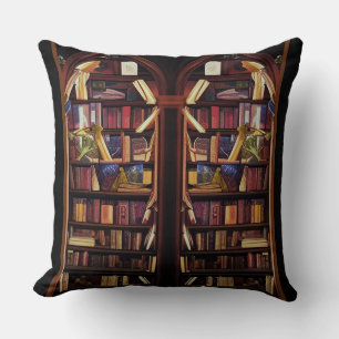 Coussin Tablettes de livres