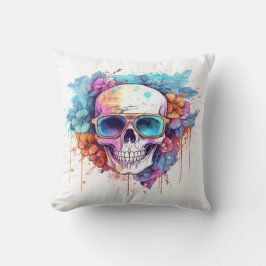 Coussin Taches crâniennes florales