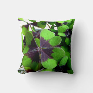 Coussin Taie d'oreiller Trèfle à Quatre Feuilles Saint-Pat