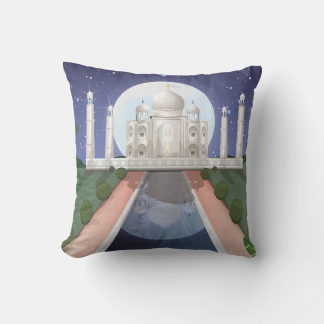 Coussin Taj Mahal (Recto)