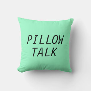 Coussin Talk, lancer l'oreiller