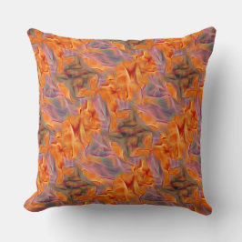 Coussin tamarin doré Abstrait aux jambes croisées