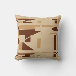 Coussin Tan Brown sur Tan Sud-Ouest look Design minimalist