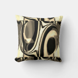 Coussin Tan Taupe Beige Circulaire Brown Conception géomét