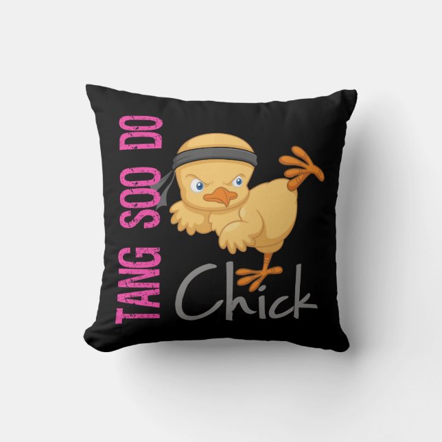 Coussin Tang Soo font le poussin (Recto)
