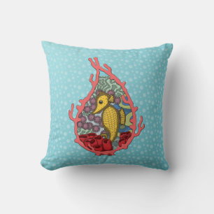 Coussin Tanga l'oreiller hippocampe