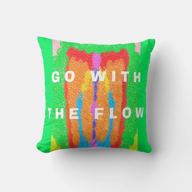 Coussin Tapis et chiffons Art pur abstrait suprême (Recto)