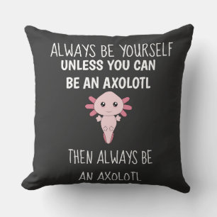 Coussin Tapisser jeté Axolotl drôles Gamers Gamer