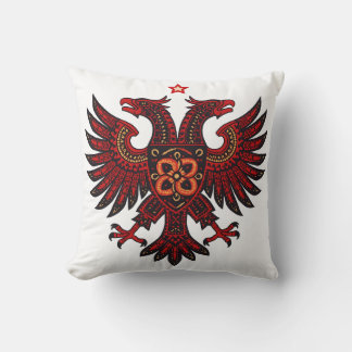 Coussin Tapisser Pillow d'art ethnique à double tête de ai