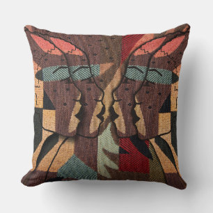 Coussin Tapisserie africaine