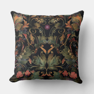Coussin Tapisserie de vol psychédélique Botanique