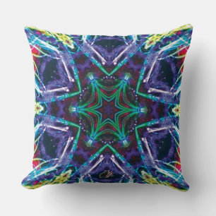 Coussin Tapisserie Kaléidoscope de Weaver
